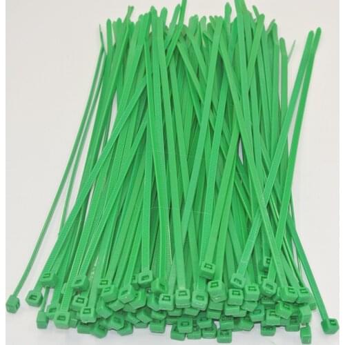1000 PCS 6 INCH NYLON ZIP CABLE TIES WIRE TIE WRAPS GREEN 18 LBS cable tie 6"