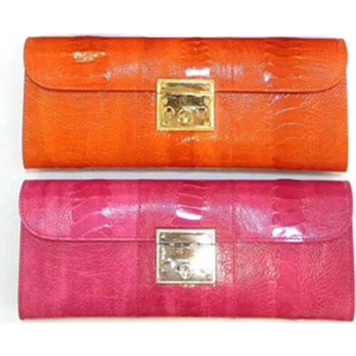 Crocodile leather handbag Rectangular leather handbag Fashionable ladies carry handbags