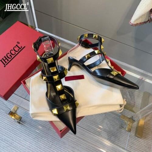 Top edition gift Luxury Brand Shoes Ladies High Heels Valentine Shoes Female Pointed Toe Pumps Womens Zapatos Chaussure P6