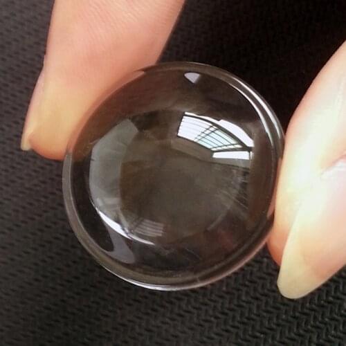 1 Piece Diameter 32mm High Power Led optical lenses Transparent surface Flashlight Aspheric photics Glass Plano convex Lens