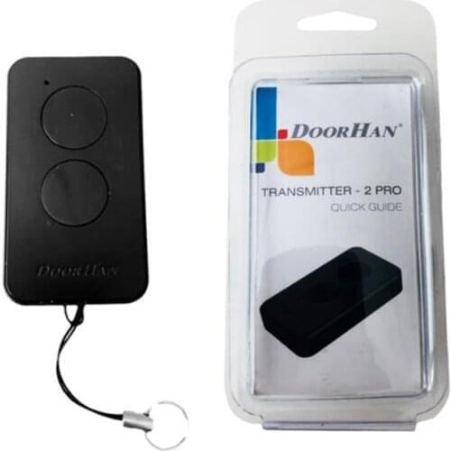10PCS Remote Control Transmitter DOORHAN 2 Pro Black for gates and barriers 433.92Mhz Rolling code handsender battery included very 2019