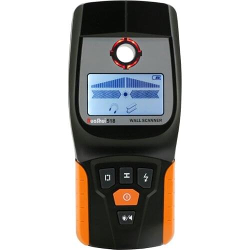 518 RuoShui Stud Finder Wood Detector Water Pipe Detector Wall Scanner