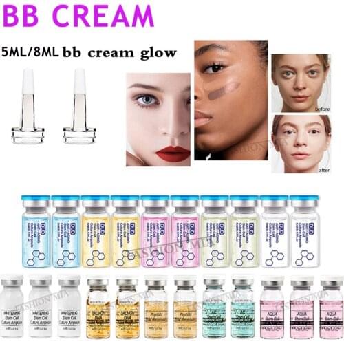 5ml / 8ml BB Cream Glow White Brightening Foundation Skin Cream Meso White Natural Nude Concealer Anti Aging Korean Makeup Kit