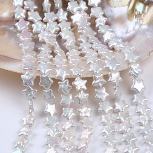 Best quality 12mm star baroque real freshwater pearl beads in strand loose pearl