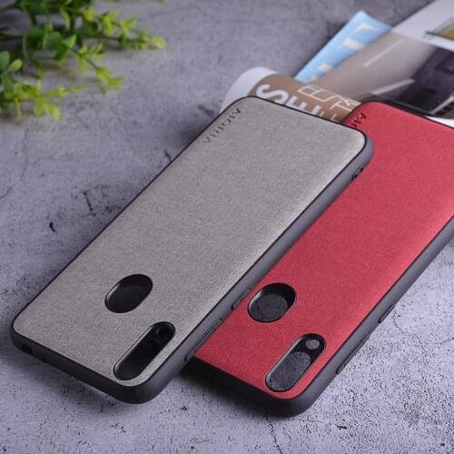 Case for Huawei Honor 8X 8C 8A Pro funda Textile Fabric Cloth Leather skin phone case cover for Honor 8X 8a Pro 8c coque capa