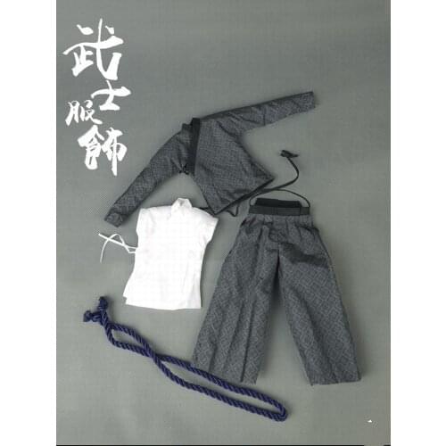 DIY Phicen TT010 A/TT011 B 1/6 Scale Male Clothes Set Japanese Samurai Costumes for 12'' Action Figure Accessory Can Be As Gift