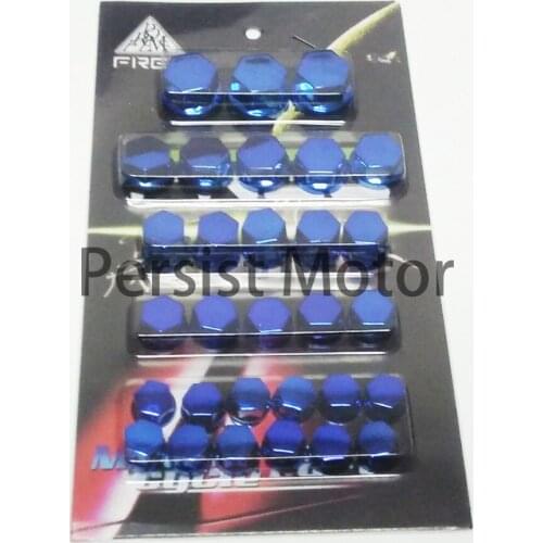 Available decal frame motorbike motocross ATV Off-road dirt pit bike scooter moto screw cap bolt motorcycle sticker Blue