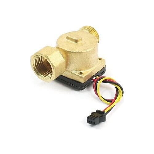 G1/2 Threaded Port 1-30L/min Water Flow Hall Effect Sensor Switch Flowmeter