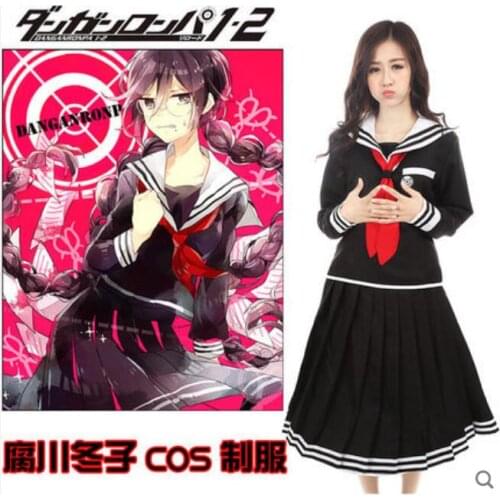 Hot Anime Danganronpa COSPLAY COS Halloween Party cosplay Uniforms Unisex Costumes Free shipping