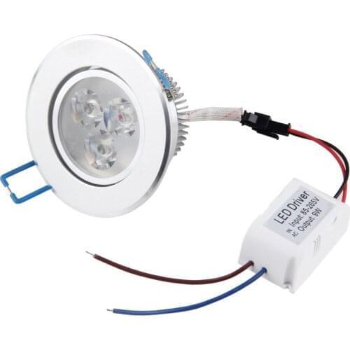 ICOCO 9W 280-350Lm LED Downlight Ceiling Light Energy-saving Eye Protection LED Down Lamp Bulb With LED Driver AC85-245V