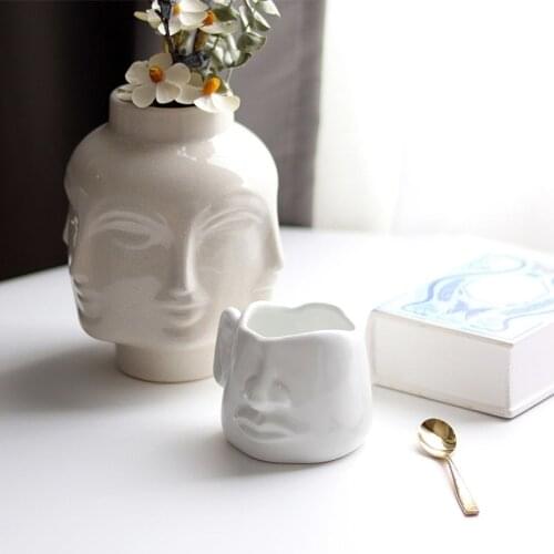 Mug Coffee-Cup Strange-Shape 500ml-Capacity Personality-Trend Ceramic Gift Office Creative