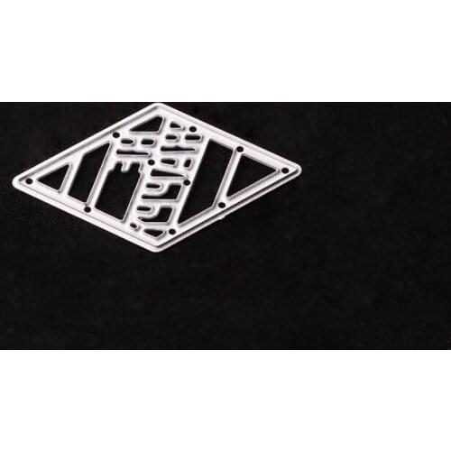 Metal Small diamond paper die cutting dies for Scrapbooking/DIY Easter wedding Halloween Easter card