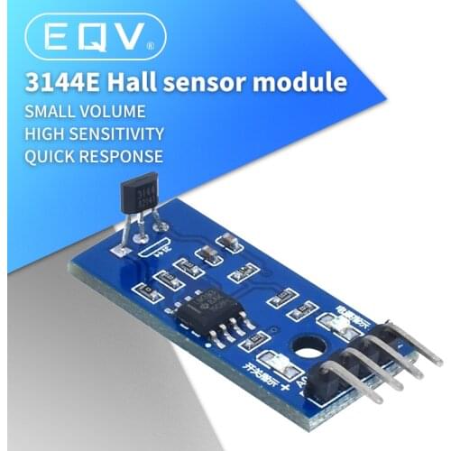 Hall Sensors Module 3144E Hall Switch Speed Magnetic Swiches Speed Counting Sensor Module For Arduino Smart Car