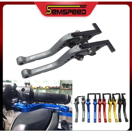Motorcycle Handle Clutch Brake Lever For SYM Maxsym TL 500 2020 SEMSPEED CNC 3D Rhombus Short Levers MAXSYM TL 500