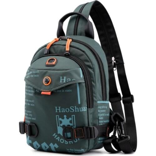 New Waterproof Men Sling Chest Bag Male Multifunction Crossbody Shoulder Bags Korean Style Student School Travel Mini Backpacks