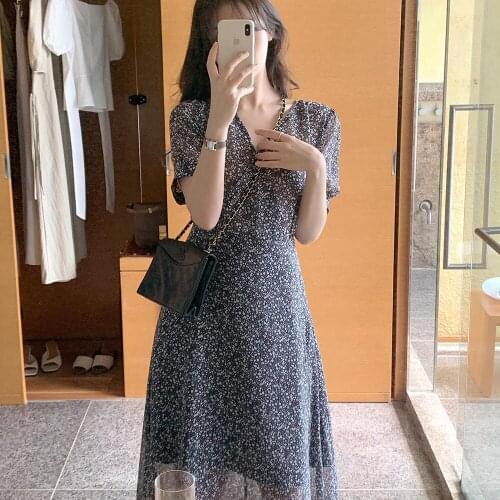 New Summer WomenS Dress 2021 Floral Print Dress Long Evening Female Vintage Maxi Party Beach Women Dresses Casual Light Prom