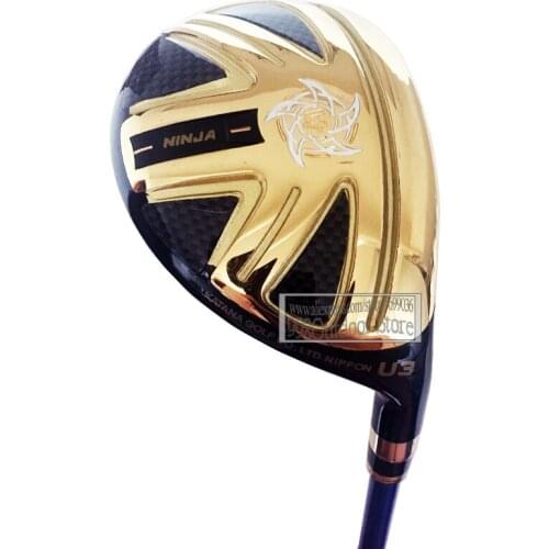 New Men Clubs KATANA NINJA Hybrid wood 19 or 22 25 loft L Flex Graphite shaft Golf Clubs and headcover Free shipping