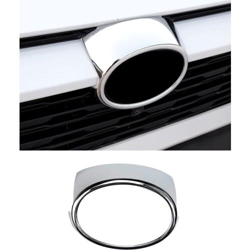 For Toyota RAV4 RAV 4 2019 2020 2021 XA50 Car Front Grille Logo Decorative Frame Cover High Quality ABS Plastic Trim Accessories