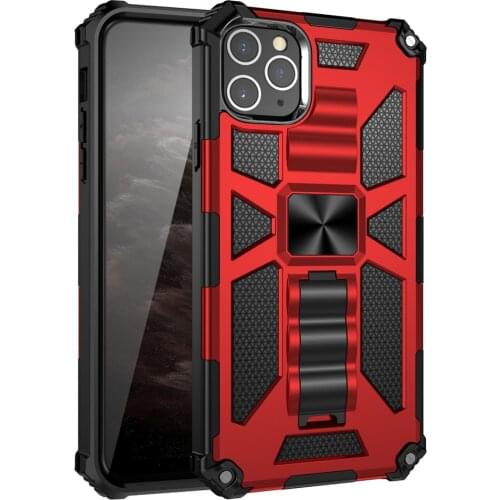 Rugged Armor Fundas Cover for iPhone 11 Pro SE 2020 Xs Max X XR 6 6s 7 8 Plus Case Magnetic Car Stand Holder Shockproof Cover
