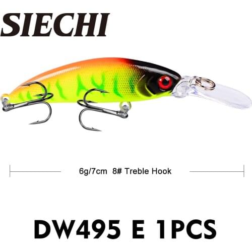 70mm 6g fishing lures, assorted colors, minnow crank,magnet system hot model crank bait