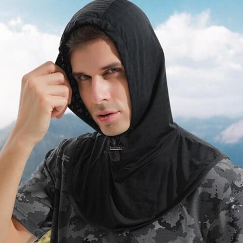 Ice Silk Sunscreen Headgear Mountaineering Neck Guard Sunhat Integrated Fishing Shawl