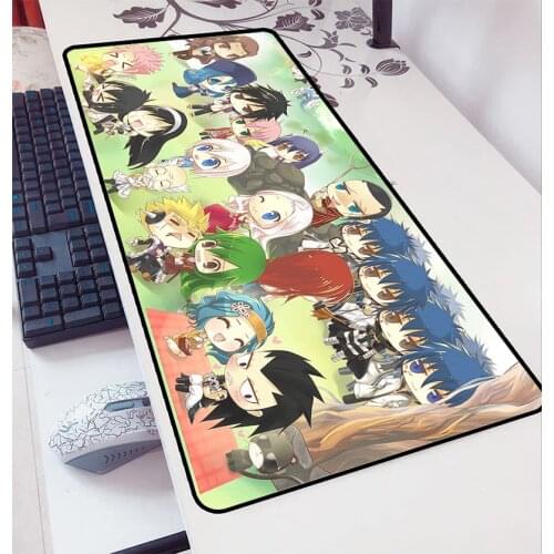 Fairy Tail Mouse Pad 90x40cm Gaming Mousepad Anime Gel Office Notbook Desk Mat Customized Padmouse Games Pc Gamer Mats