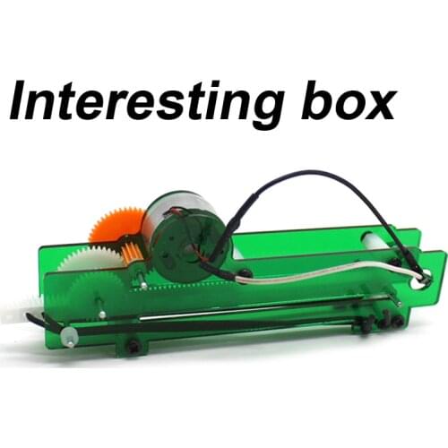 Rack tension generator (with lamp) simple kinetic energy conversion electric energy technology small production experiment kit