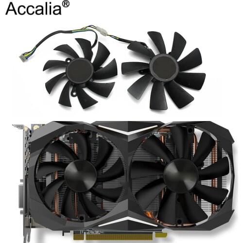 87MM GA92S2H 100MM G GAA8S2U 4Pin Cooler Fan For ZOTAC GTX 1060 1070 Ti MINI HA 1080 Ti MINI Dual Graphic Card Cooling Fan