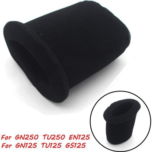 Motorcycle Air Intake Filter Sponge Air Filter Foam For Suzuki GN250 TU250 GN125 TU125 GS125 EN125 GN TU 125 250 GS EN 125