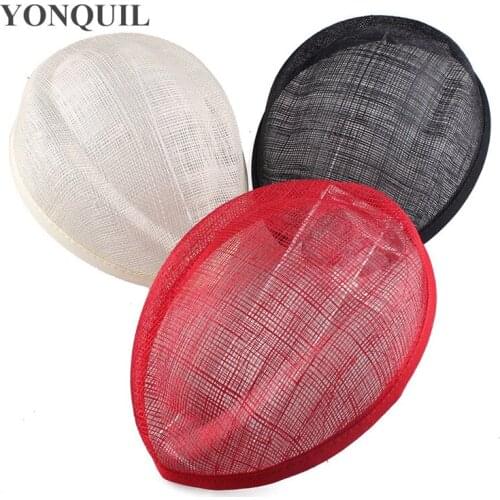 6.7"/17Cm Women Sinamay Fascinator Base Sinamay Hats for Making Fascinators Party Hats DIY Millinery Material 3 Color for Select