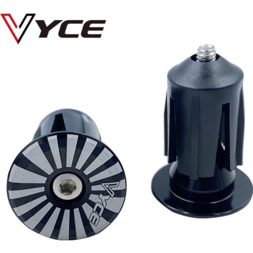 VYCE 1 Pair Bike Handlebar End Plugs Aluminium Alloy MTB Road Bicycle Grips Handle Plug Bicycle