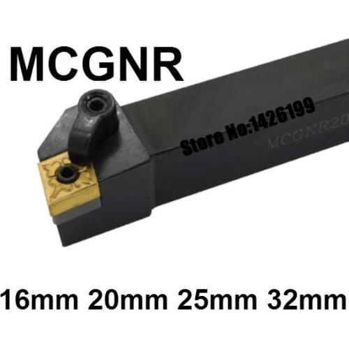1PCS MCGNR1616H12 MCGNR2020K12 MCGNR2525M12 MCGNR3232P12 MCGNR3232P16 MCGNL CNC Metal lathe tools machine turning external tool