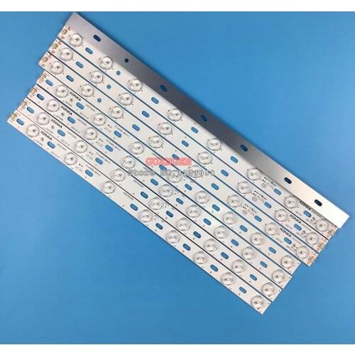 100%NEW 1 set=8 pieces LED backlight strip for LED42F3300DC LED42M2800PDE 35017107 35016698 35016699 RF-KJ420B32-0801R-01