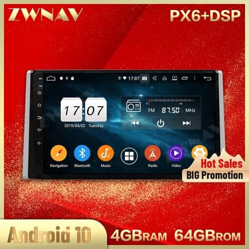 2 din Android 10.0 screen Car Multimedia player For Toyota RAV4 2019 2020 BT video stereo Android GPS navi head unit auto stereo
