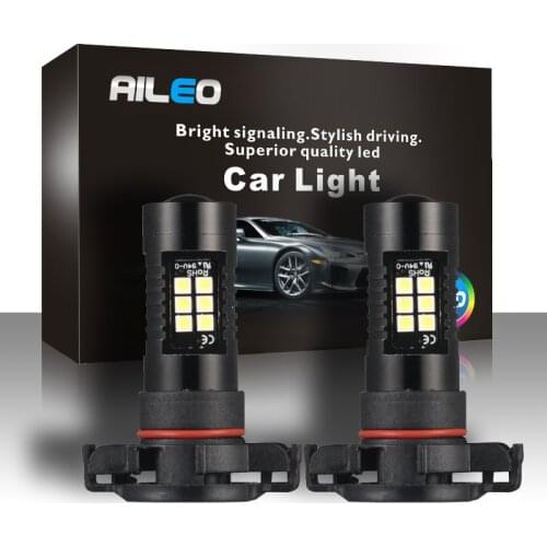 AILEO Super Canbus Erro Free 5202 PS24W PSY24W PS19W H16 LED EU Motorcycle turn signal lights led driving lights Accessories