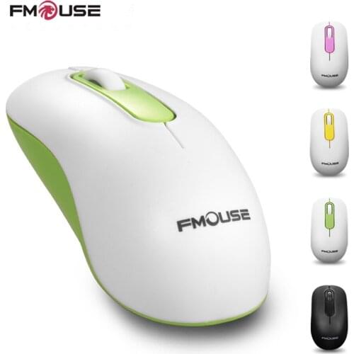 FMOUSE Mouse 2.4Ghz Wireless Mouse for Home Use Laptop Wireless Mouse Ergonomic Wireless Mice Silent Design