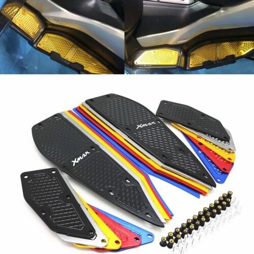 For yamaha xmax 300 1 Set 4 PCS Footrest Pedal Plates x max 300 Motorcycle Scooter Accessories xmax 300 For yamaha Foot Rest Pad