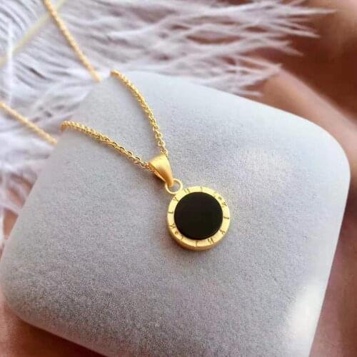 Natural Hetian Dark Jade S925 Pendant Necklace simple and elegant jewelry