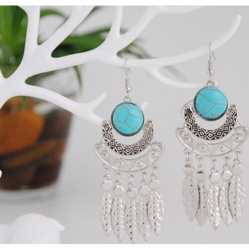 Fashion Vintage style boho tassel earrings handmade long earring Maxi drop earring for women jewelry gifts Wholesale