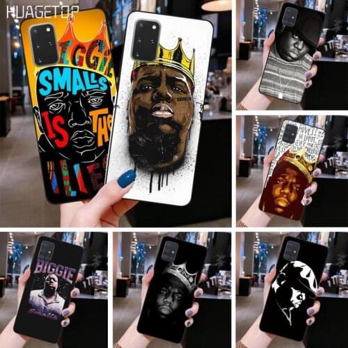 HUAGETOP Notorious BIG Biggie Custom Soft Phone Case for Samsung S20 plus Ultra S6 S7 edge S8 S9 plus S10 5G lite 2020