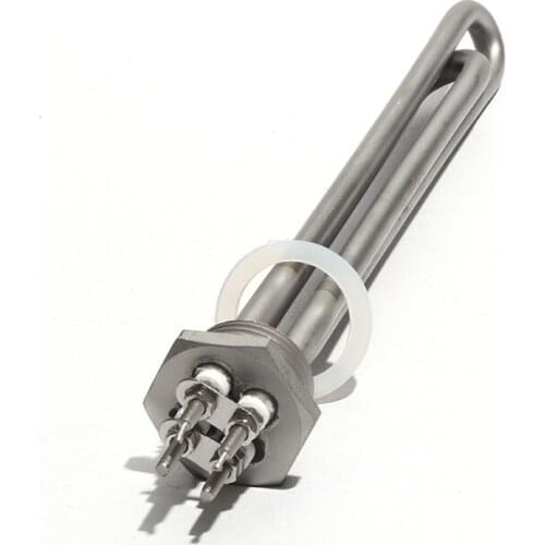 DN25 DC12V/24V/48V 300W 600W 200mm Heating Element For Solar Water Heater 1inch Tubular Heaters All 304 Stainless Steel