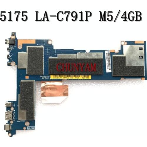 Brand NEW M5/4GB for DELL Latitude 5175 Motherboard AAJA0 LA-C791P CN-0D3J6K D3J6K Mainboard 100%tested