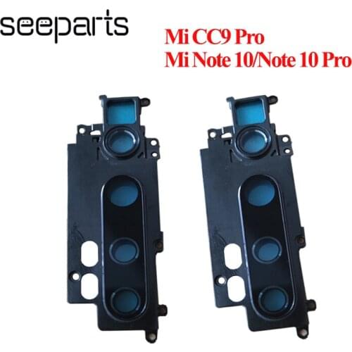 Full New For Xiaomi Mi CC9 Pro Camera Lens Glass With Frame Replacement Parts Mi Note 10 Pro Rear Camera Lens