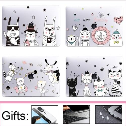 Sanmubaba Cartoon Crystal Case For Macbook Air Pro 11 12 13 15 16 Touch Bar 2020 Laptop Cover For Macbook 13 inch M1 A2337 A2338