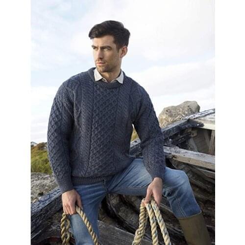 SERBEWAY Men's Knitted Pullovers