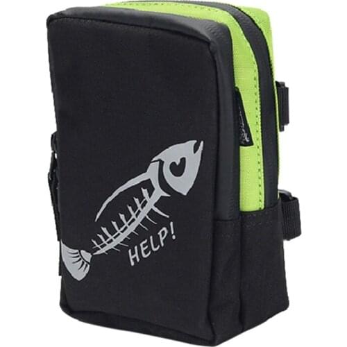 Oxford Cloth Fishing Bag with Hang Buckle Multifunctional Waterproof Lure Bag Outdoor Fishing Tackle Pesca