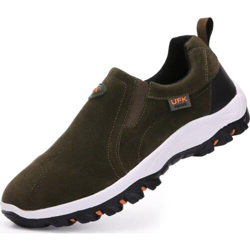 Light Comfortable Outdoor Walking Shoes Breathable Trekking Sneakers Retro Moutain Trainers Flat Adult Sport Jogging Big 48 49