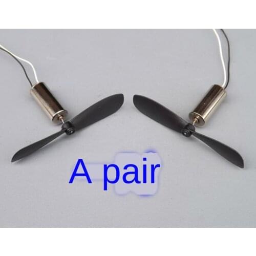 Four Axis Aircraft Motor Coreless 716 Helicopter Small Glider Motor Propeller Set Pair