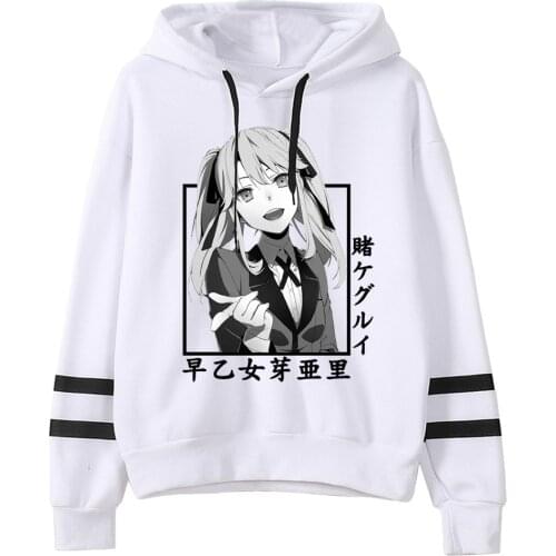Kakegurui Hoodies Fashion Men Women Sweatshirts Casual Hooded Harajuku New Sports Hoodie