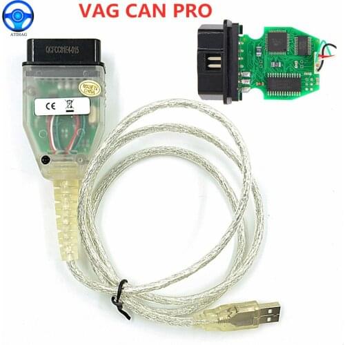VAG CAN PRO V5.5.1 with FTDI FT245RL Chip VCP OBD2 Diagnostic Interface USB Cable Support Can Bus UDS K-line S.W Version